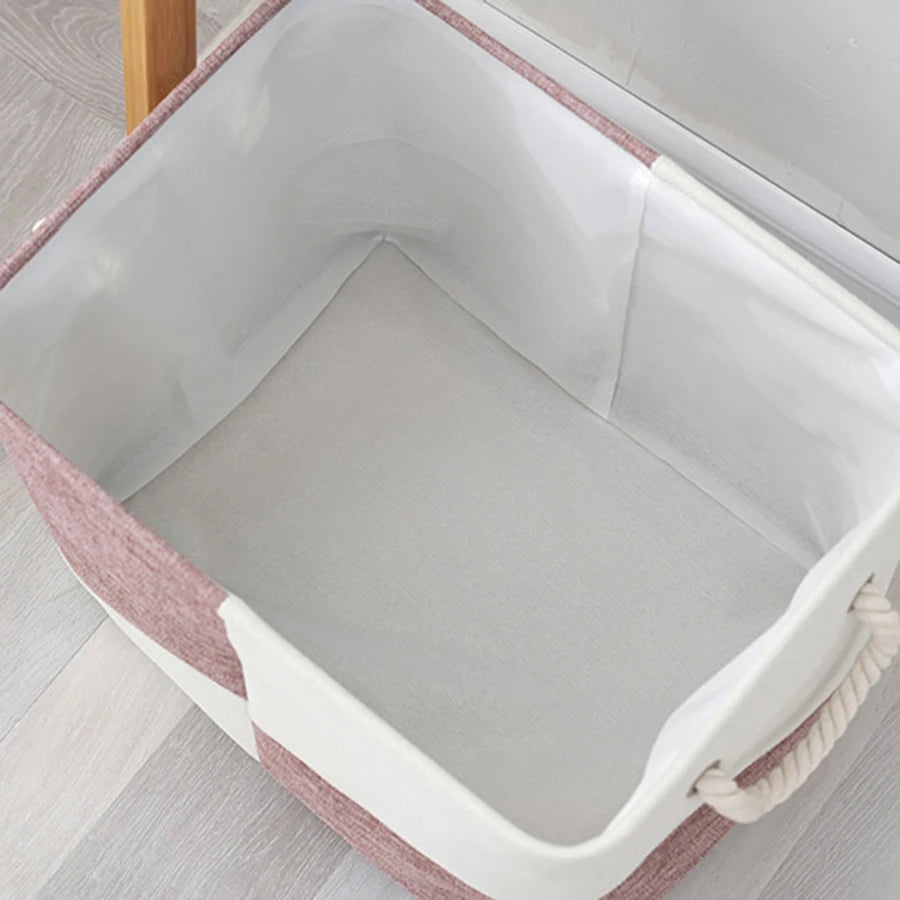panier de rangement pliable pour linge et jouets - vue 3 sur 7