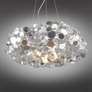 suspension de luxe postmodernes en acier inoxydable