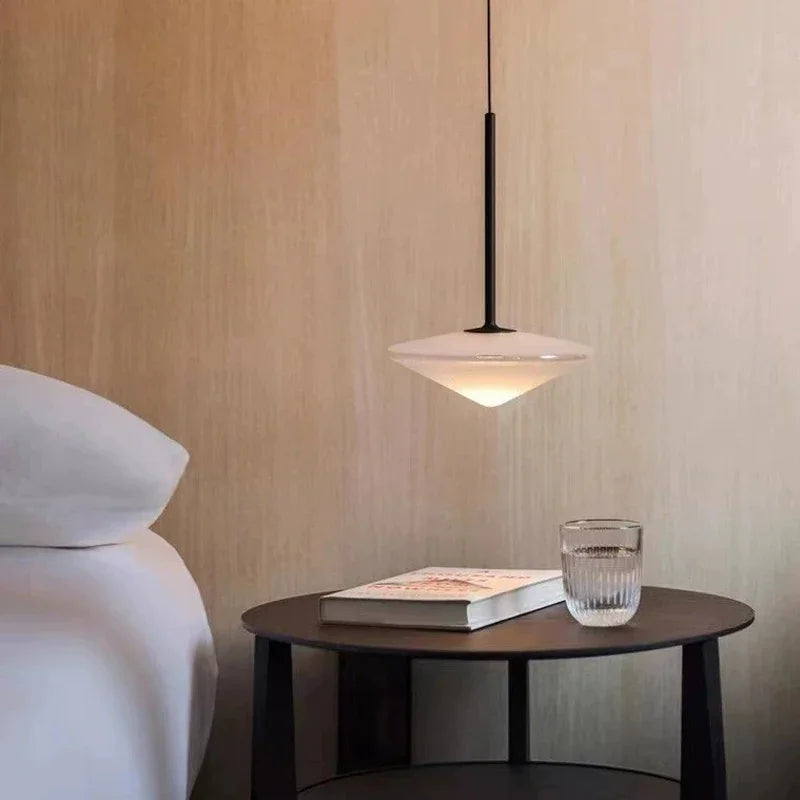 Suspension en verre créative moderne pour salle à manger chambre à manger cuisine île Led lampe suspendue UFO éclairage de décoration intérieure