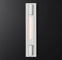 applique murale led rétro en cuivre chrome noir décorative pour intérieur