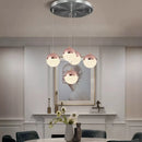 Suspension nordique led demi-boule acrylique simple