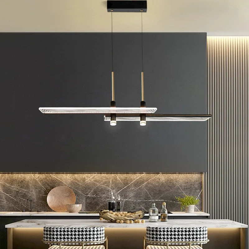 lustre et suspension led design créatif postmoderne minimaliste - vue 7 sur 10