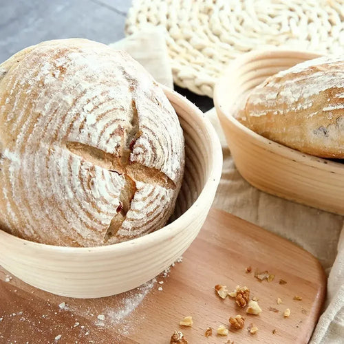 panier à pain en rotin naturel fait main pour fermentation de pâte au levain - vue 10 sur 21