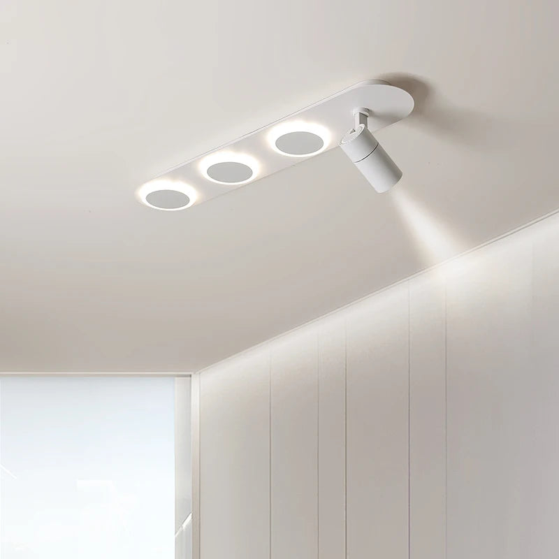 plafonnier Led avec projecteurs nordique - vue 2 sur 21