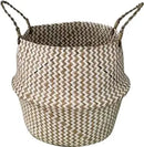 panier pliable en rotin pour rangement et décoration