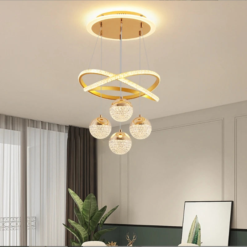 suspension moderne lumineuse pour restaurant bar ou appartement - vue 3 sur 10