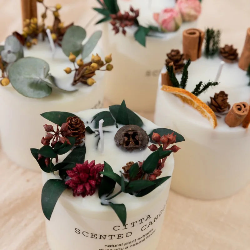 ensemble de bougies parfumées rétro pour un cadeau mignon - vue 4 sur 9