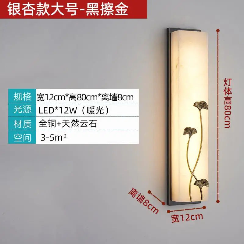 applique murale vintage en marbre à led pour extérieur jardin et cour - vue 11 sur 15