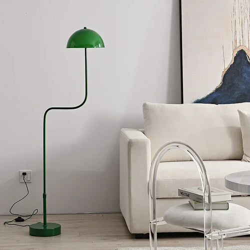 lampe à poser design en forme de germe de soja en verre