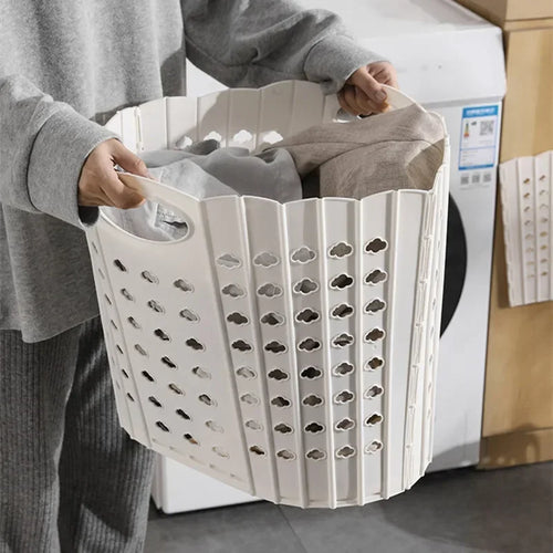 panier pliable pour rangement vêtements et jouets - vue 5 sur 8