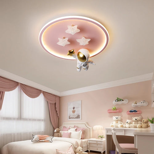 plafonnier moderne astronaute lampe créative pour enfants