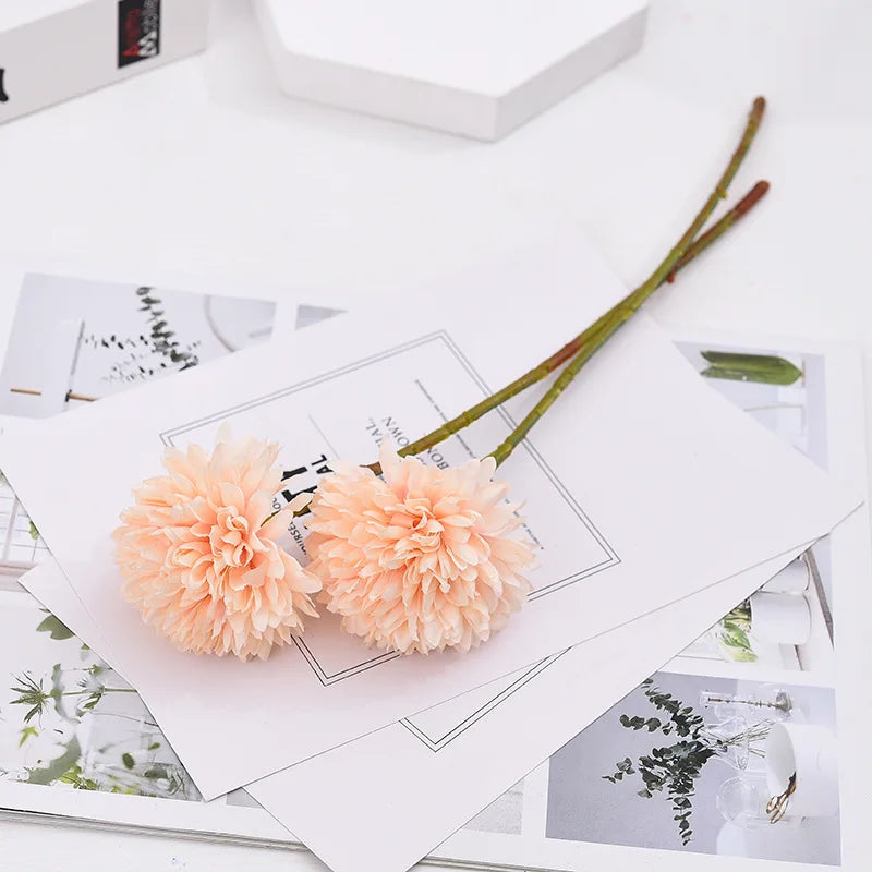 fleur artificielle pissenlit chrysanthème pour décoration mariage et événements - vue 13 sur 14