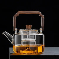 Théière verre 1300ml filtre épais style kung fu