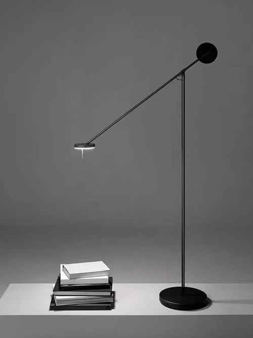 lampadaire led minimaliste rotatif lampe de lecture luminaire debout - vue 6 sur 14