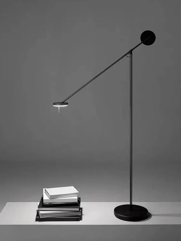 lampadaire led minimaliste rotatif lampe de lecture luminaire debout - vue 6 sur 14