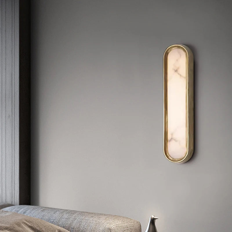 applique murale led en marbre pour intérieur moderne - vue 4 sur 7