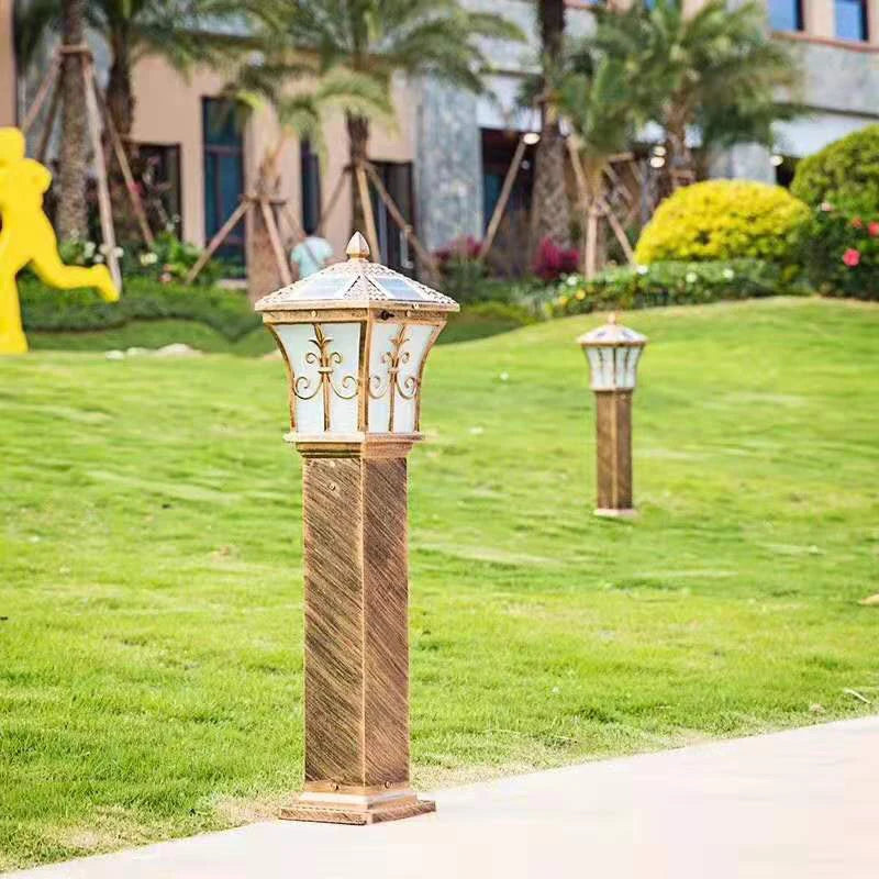 lampe solaire led décorative pour jardin et chemin - vue 5 sur 7