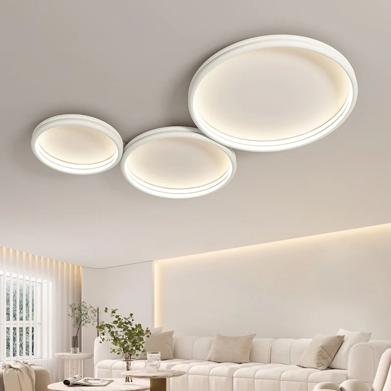 Plafonnier led forme ronde intérieur éclairage - vue 3 sur 16