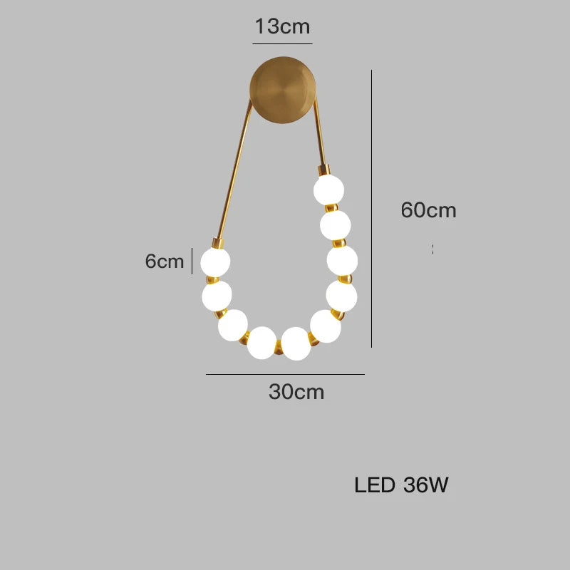 applique murale led maison fantaisie décoration murale moderne - vue 7 sur 11
