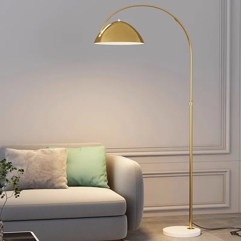 Lampadaire LED Marbre Luxe Styliste Italien