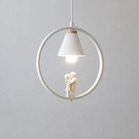 lampe à oiseaux nordique moderne en fer pour décoration intérieure