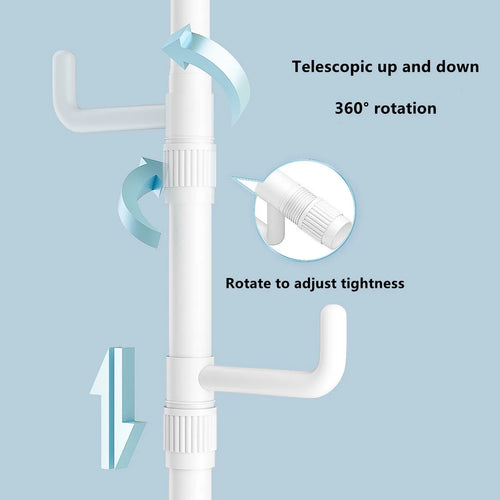 support de rangement vertical pour vêtements à la maison
