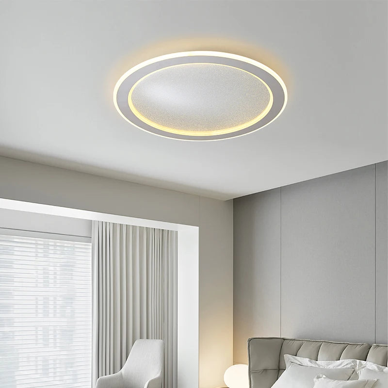 plafonnier led moderne en forme danneau pour décoration intérieure - vue 5 sur 9