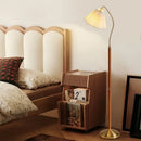 Lampadaire bois massif rétro japonais luxe haut gamme bureau chambre