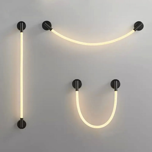 applique murale en silicone et acier inoxydable pour - vue 2 sur 10