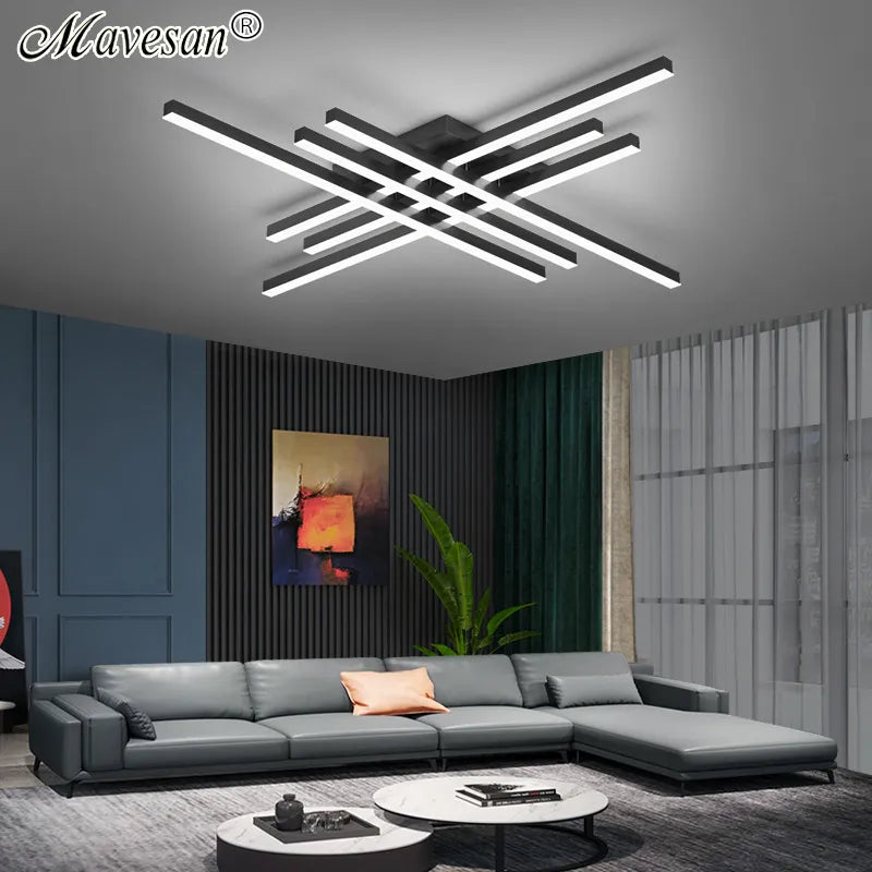 plafonnier Longue bande LED