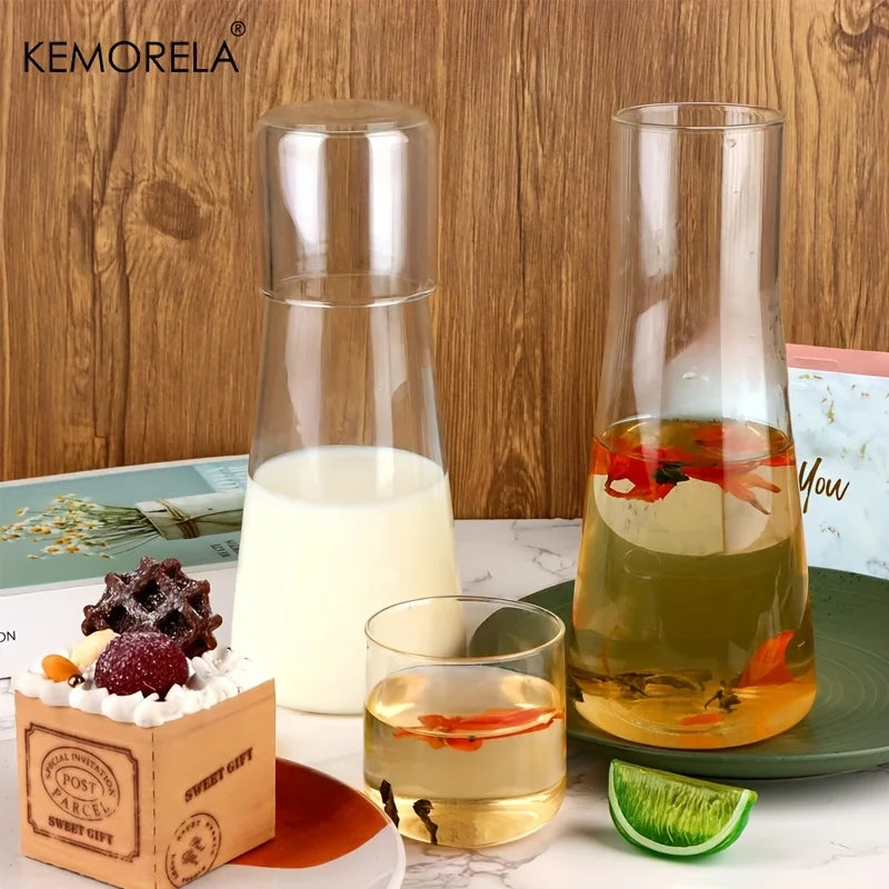 Carafe de chevet verre borosilicate avec gobelet