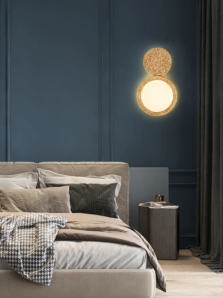 applique murale en cuivre avec miroir magique pour décoration intérieure - vue 3 sur 9