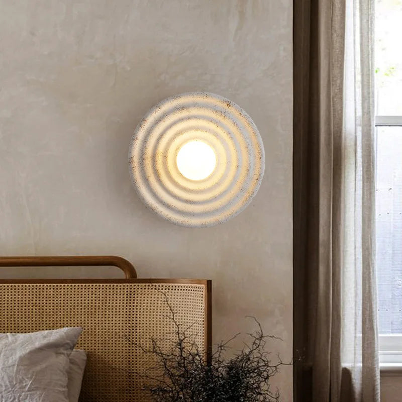 applique murale vintage en résine style japonais led g4