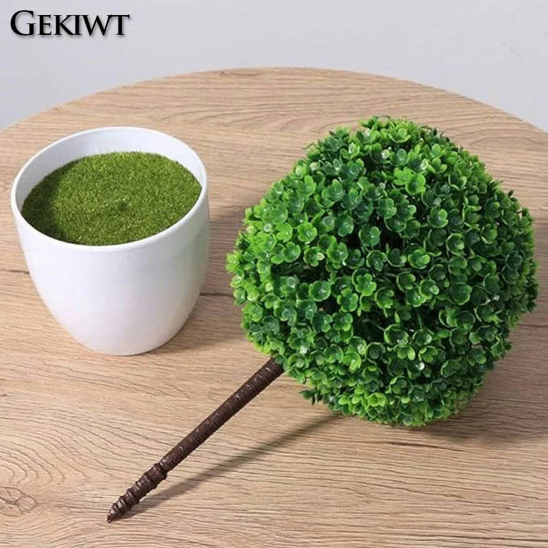 arbre artificiel bonsaï avec fleurs pour décoration intérieure - vue 7 sur 11