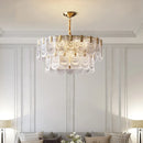 lustre en cristal élégant pour décoration intérieure raffinée
