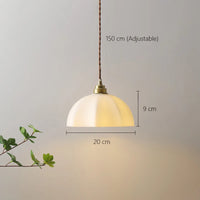 suspension nordique en métal et verre design industriel