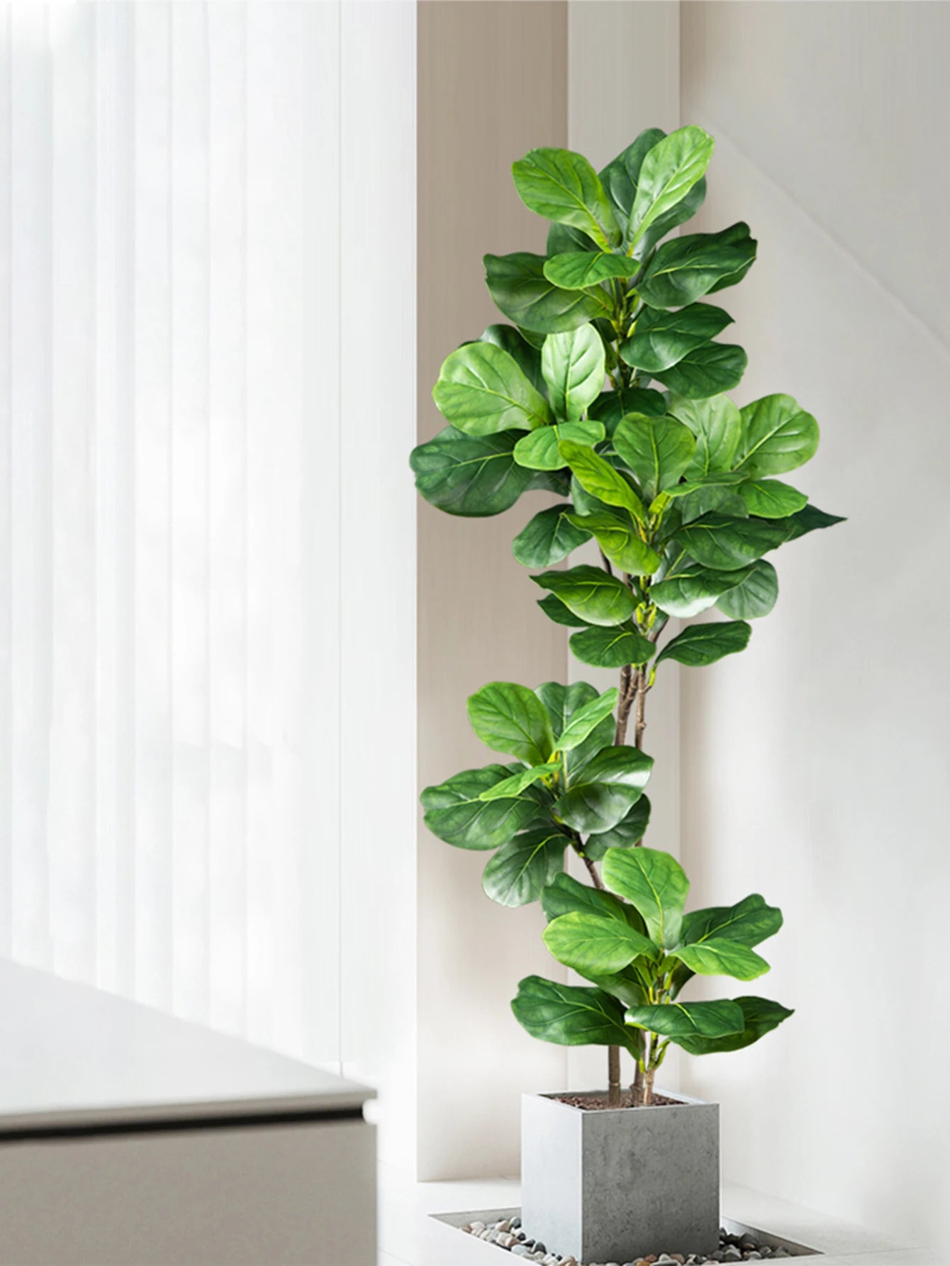 grand arbre ficus artificiel pour décoration intérieure et extérieure - vue 3 sur 10