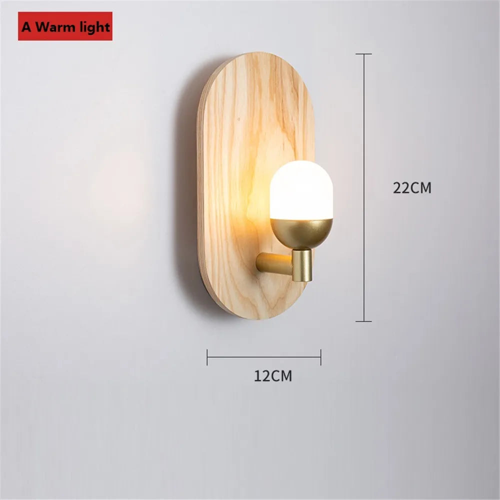 applique murale nordique en bois pour décoration intérieure moderne - vue 10 sur 10