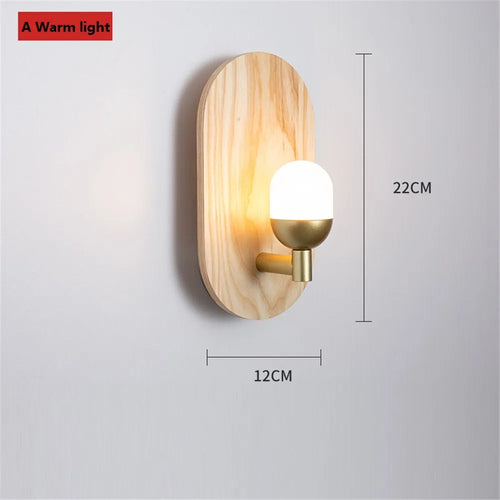 applique murale nordique en bois pour décoration intérieure moderne - vue 11 sur 10
