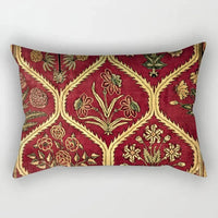 housse de coussin vintage à motif mandala pour déco intérieure