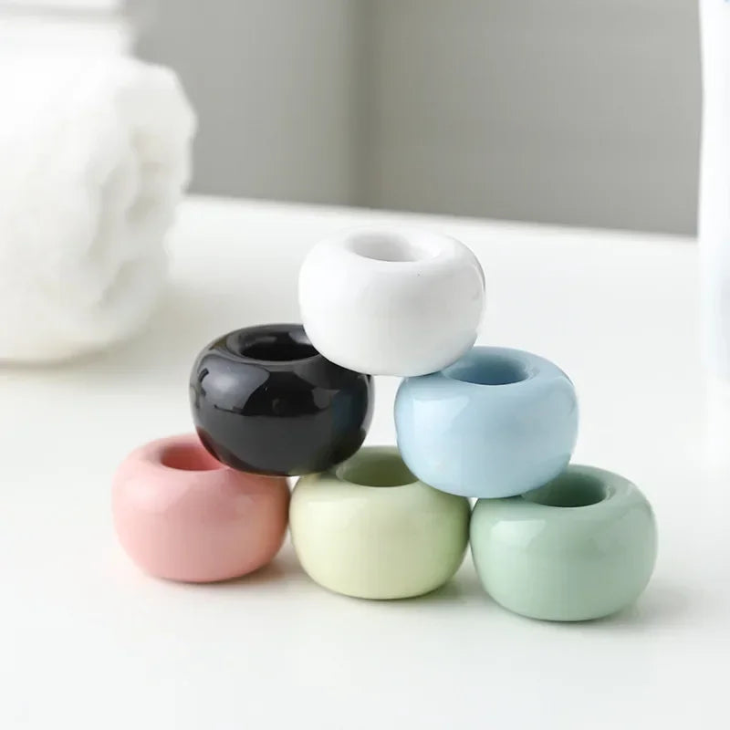 support de rangement pour brosse à dents en céramique - vue 5 sur 12