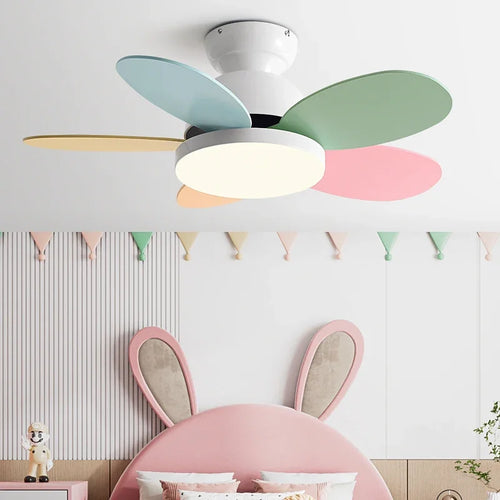 ventilateurs de plafond modernes avec contrôle de lumière pour intérieur - vue 2 sur 10
