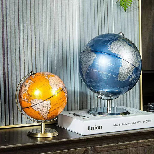 globe rotatif créatif en style européen décoration artisanale - vue 7 sur 8