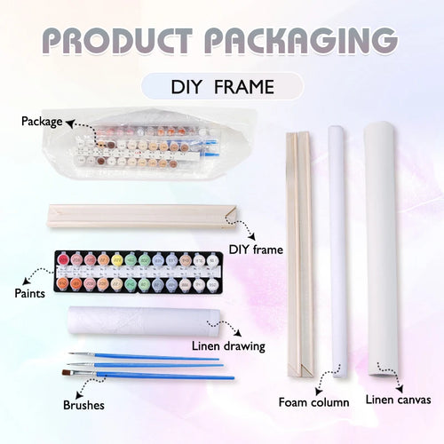 kit peinture acrylique par numéros clown drôle cadeau décoration maison