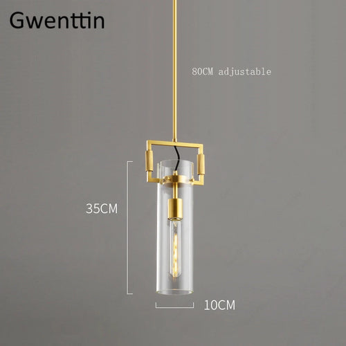 suspension moderne en métal et verre style industriel décor intérieur - vue 9 sur 10