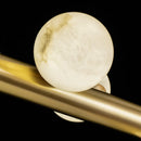 suspension en bronze de luxe avec marbre rond