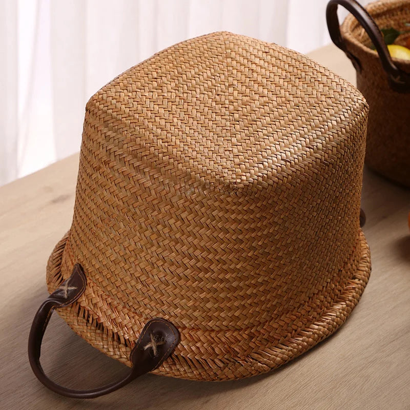 panier en osier pour rangement jouets et plantes - vue 4 sur 8