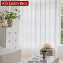 Voilage tulle à motifs décoratifs pour salon chambre