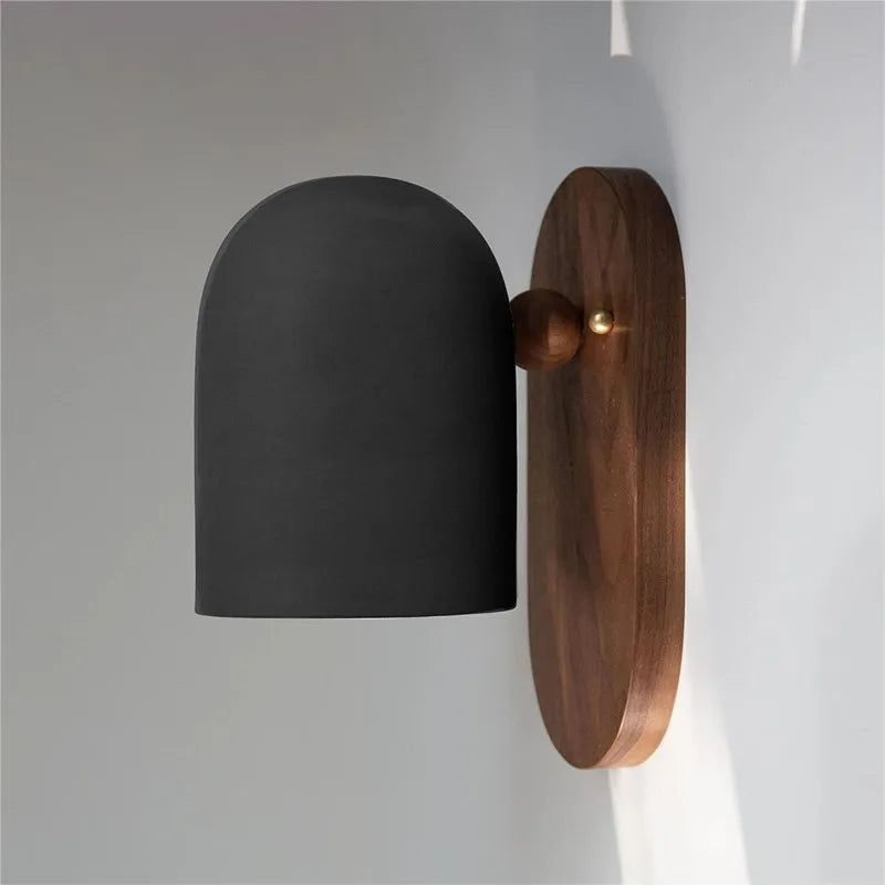 Odyssey – grande applique murale nordique en bois de noyer