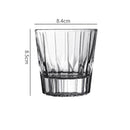 Verre whisky cocktail stries verticales design cristal 200ml